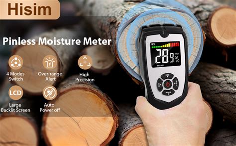 custom non pin moisture meter|pinless wood moisture meter.